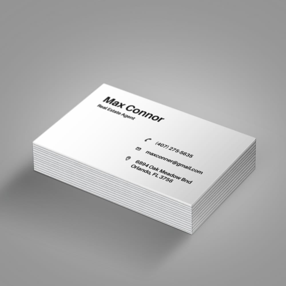 Free Simplifica Business Card Mockup PSD