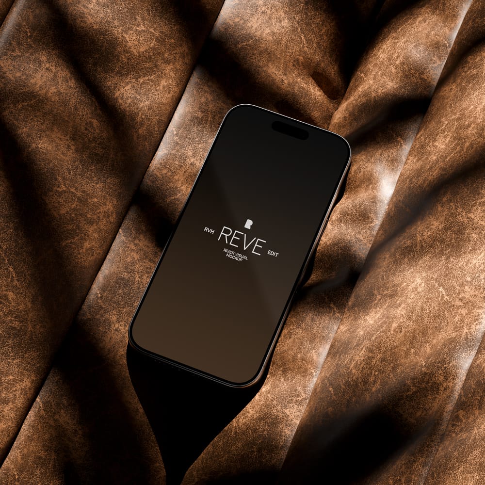 Free iPhone 16 Pro Reve Series Mockup PSD