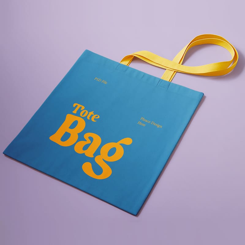 Front Tote Bag Mockup PSD