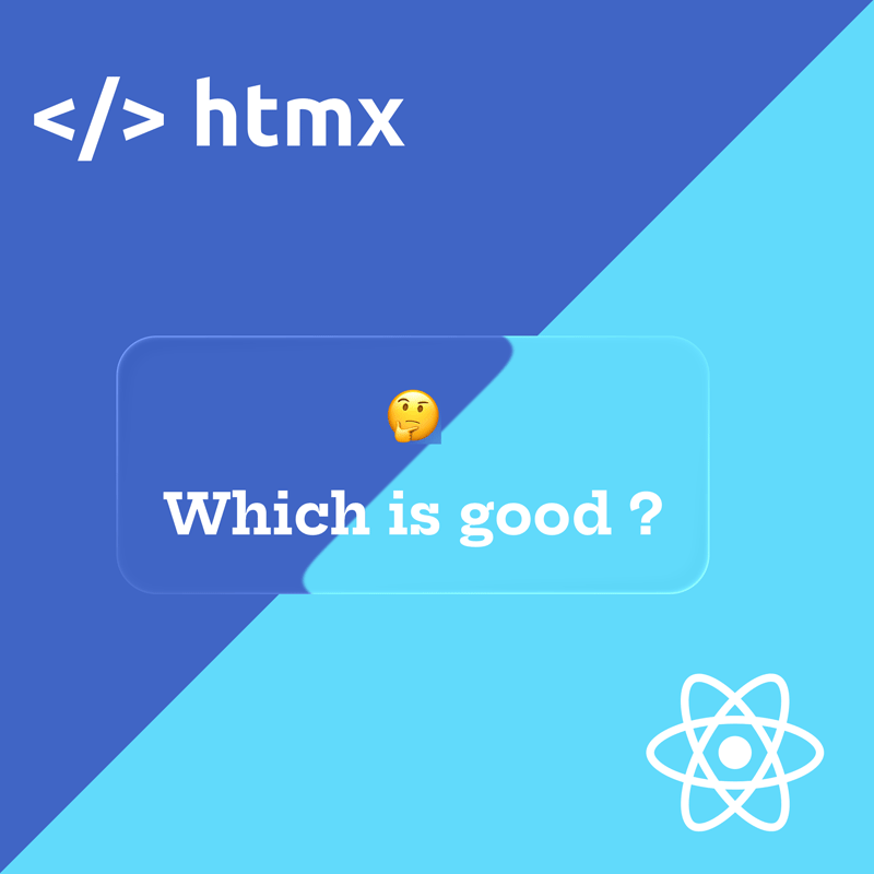 HTMX vs React