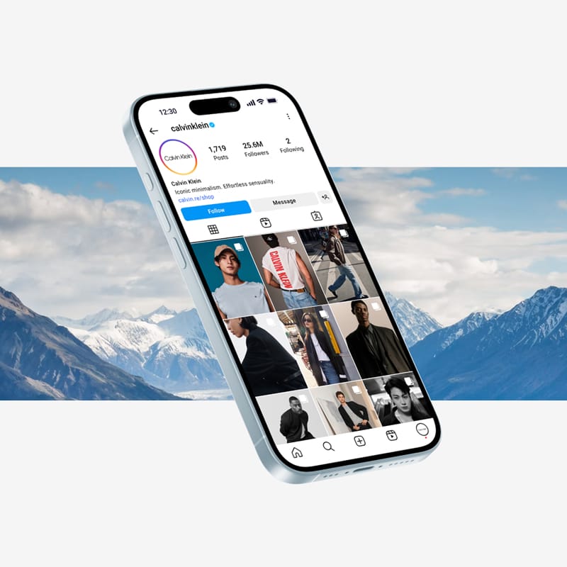 Instagram Profile Mockup PSD