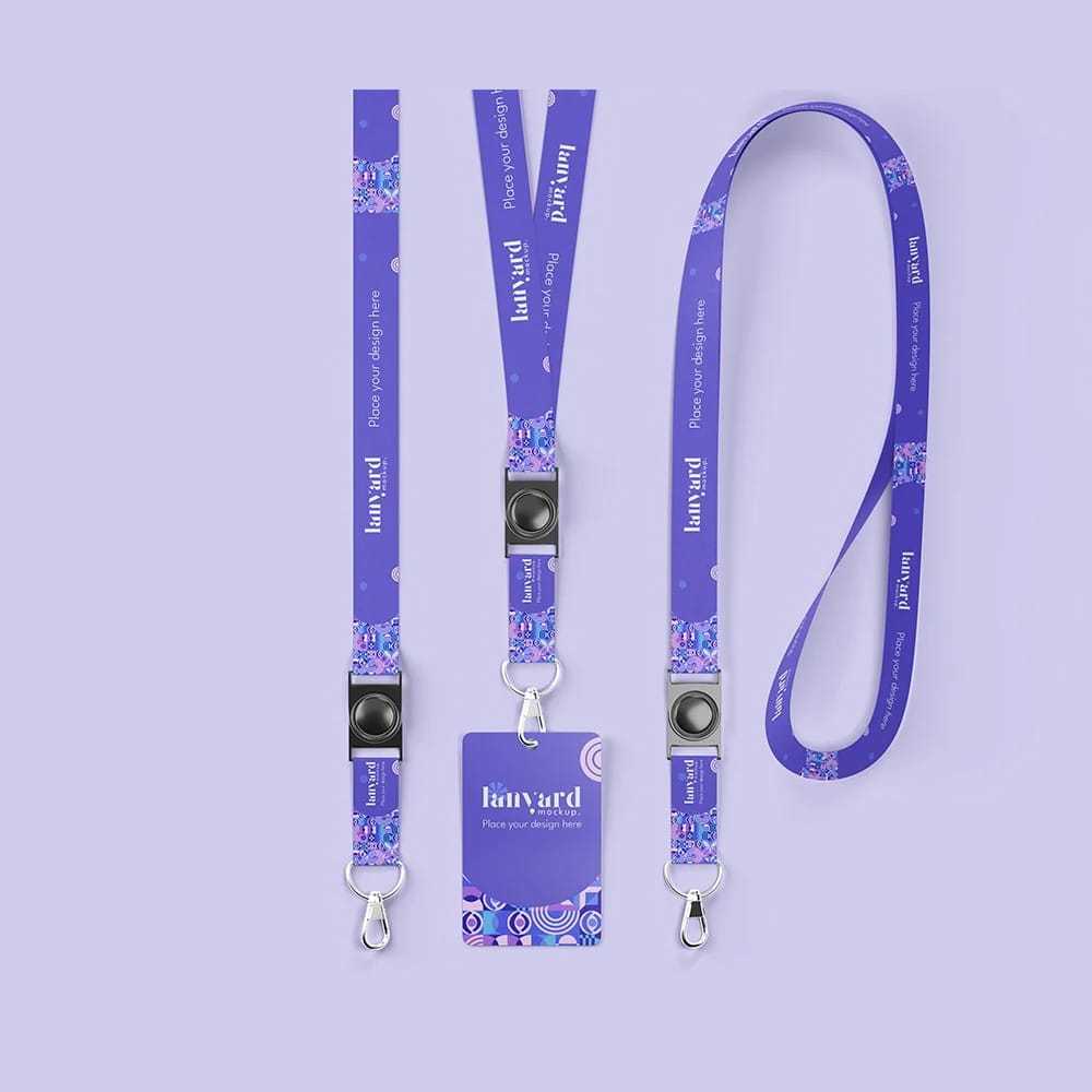Lanyard Mockup Set PSD