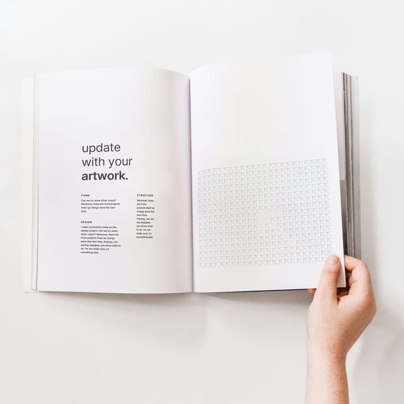 Magazine Spread Mockup PSD