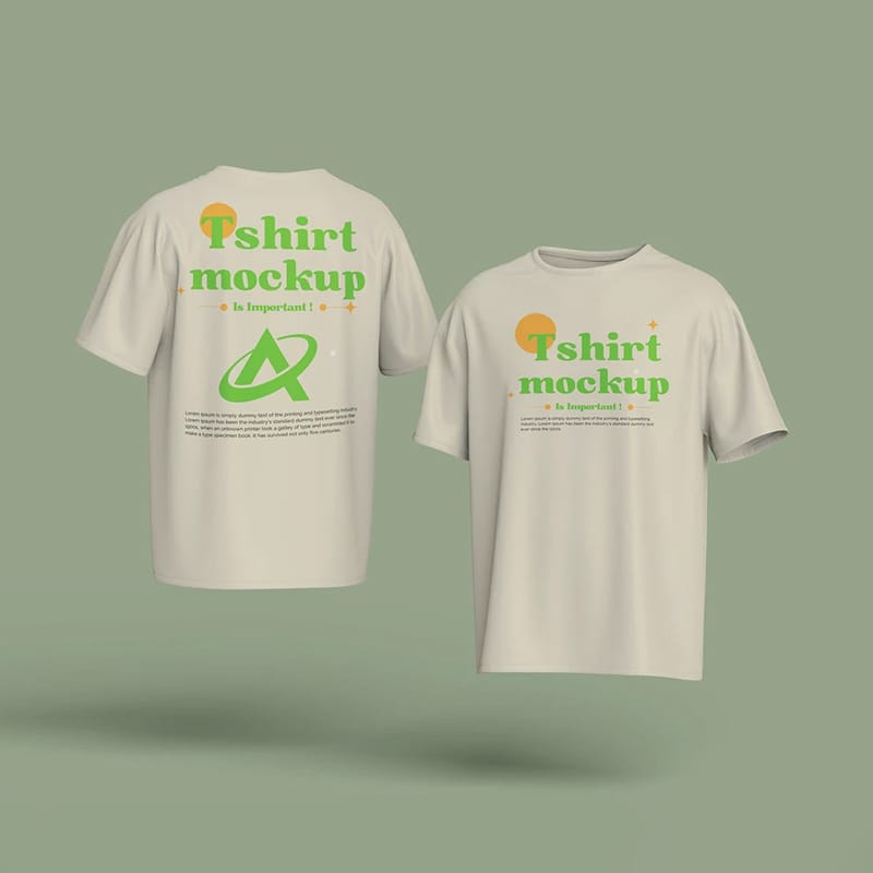 Merchandise T-Shirt Mockup PSD