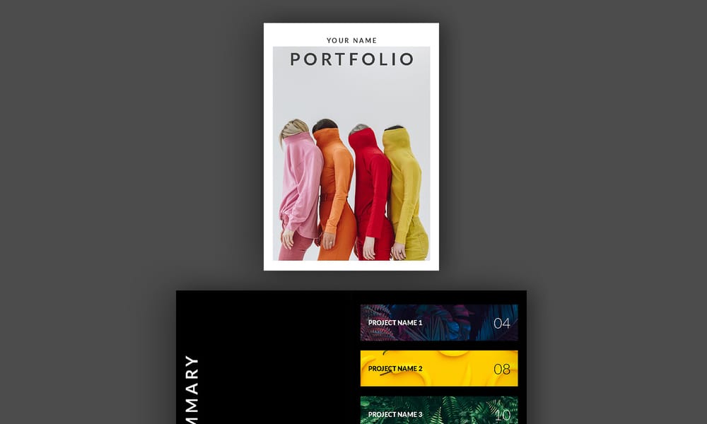 Minimalist Portfolio Layout