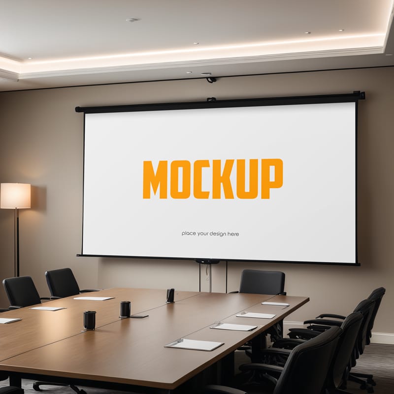 Office Presentation Mockup PSD