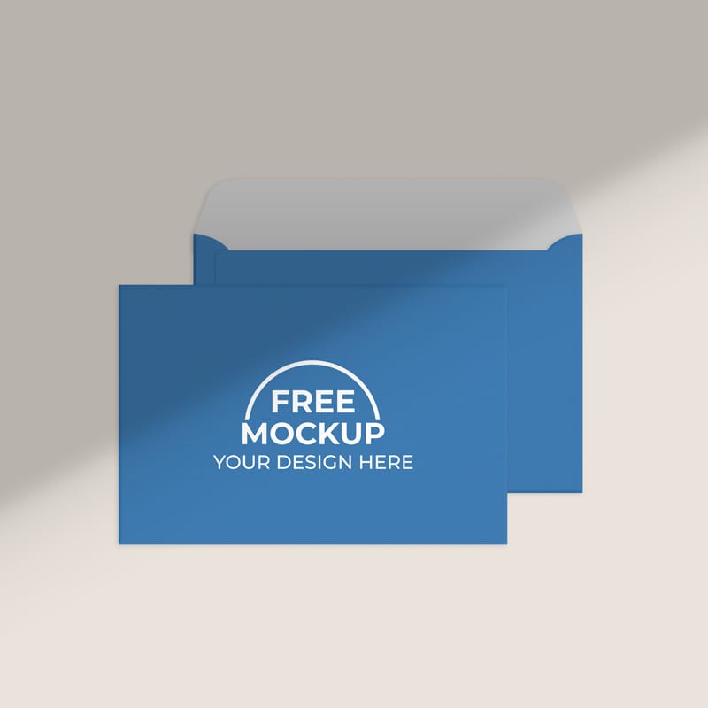 Photorealistic Envelope Mockup PSD