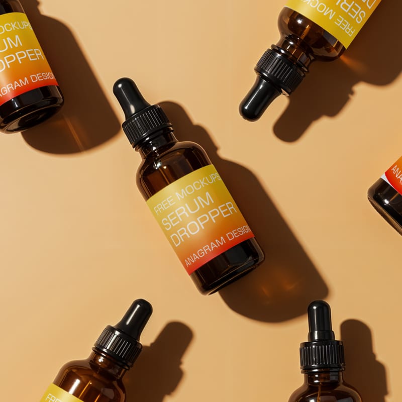 Serum Dropper Mockup PSD