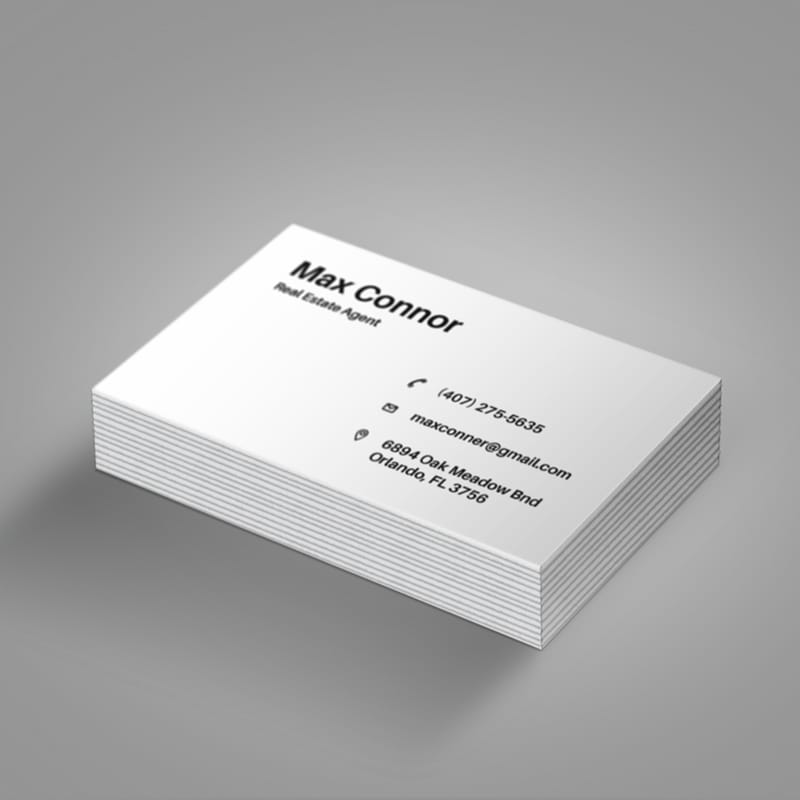 Simplifica Business Card Mockup PSD