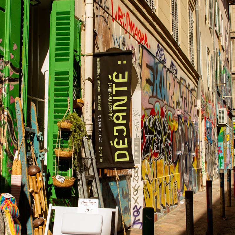 Street Banner Mockup Template PSD