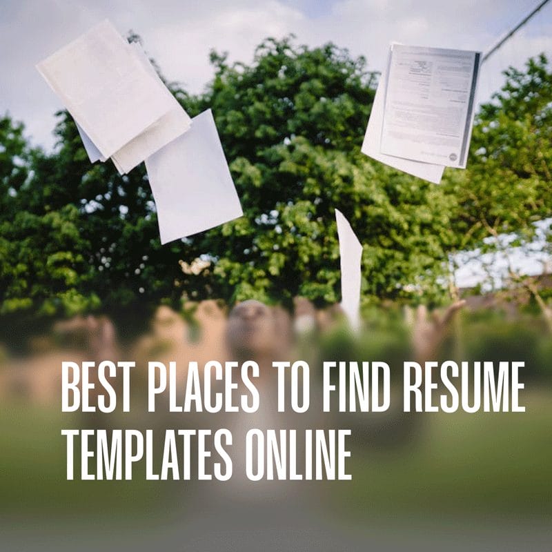 The Best Places to Find Resume Templates Online