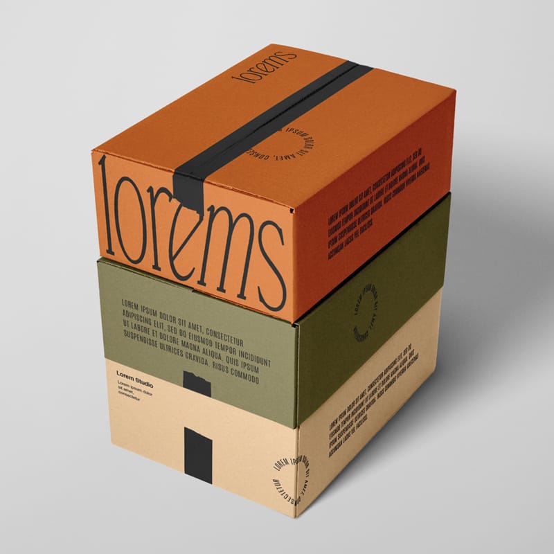 Urban Retail Package Mockup PSD