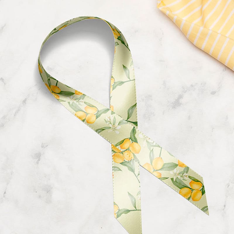 Wrapped Silk Ribbon Mockup PSD