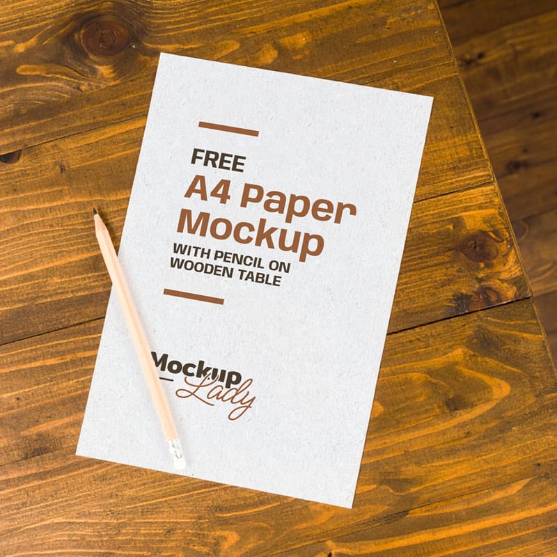 A4-Paper-Mockup-with-Pencil-on-Wooden-Table-PSD