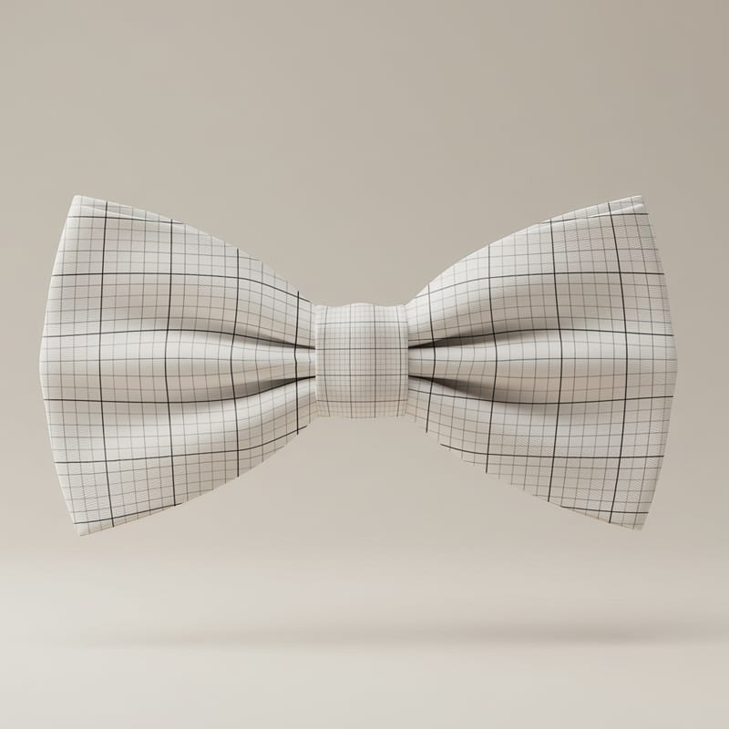 Bow Neck Tie Floating Mockup PSD