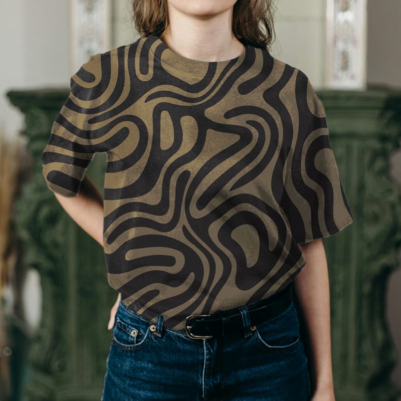 Cotton Verse T-Shirt Mockup PSD