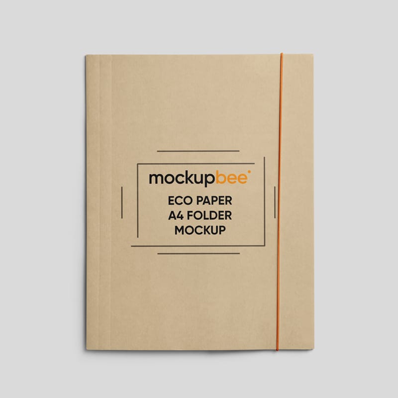 Eco Paper Folder Mockup PSD