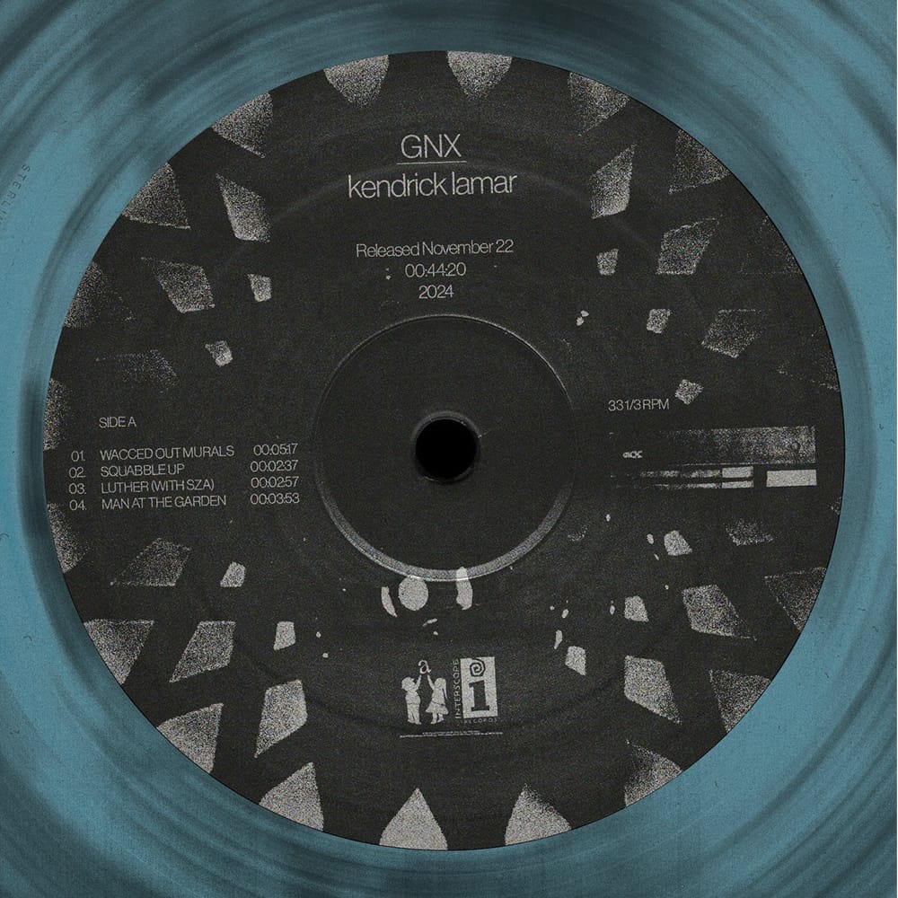 Free 12 Inch Vinyl Label Mockup PSD