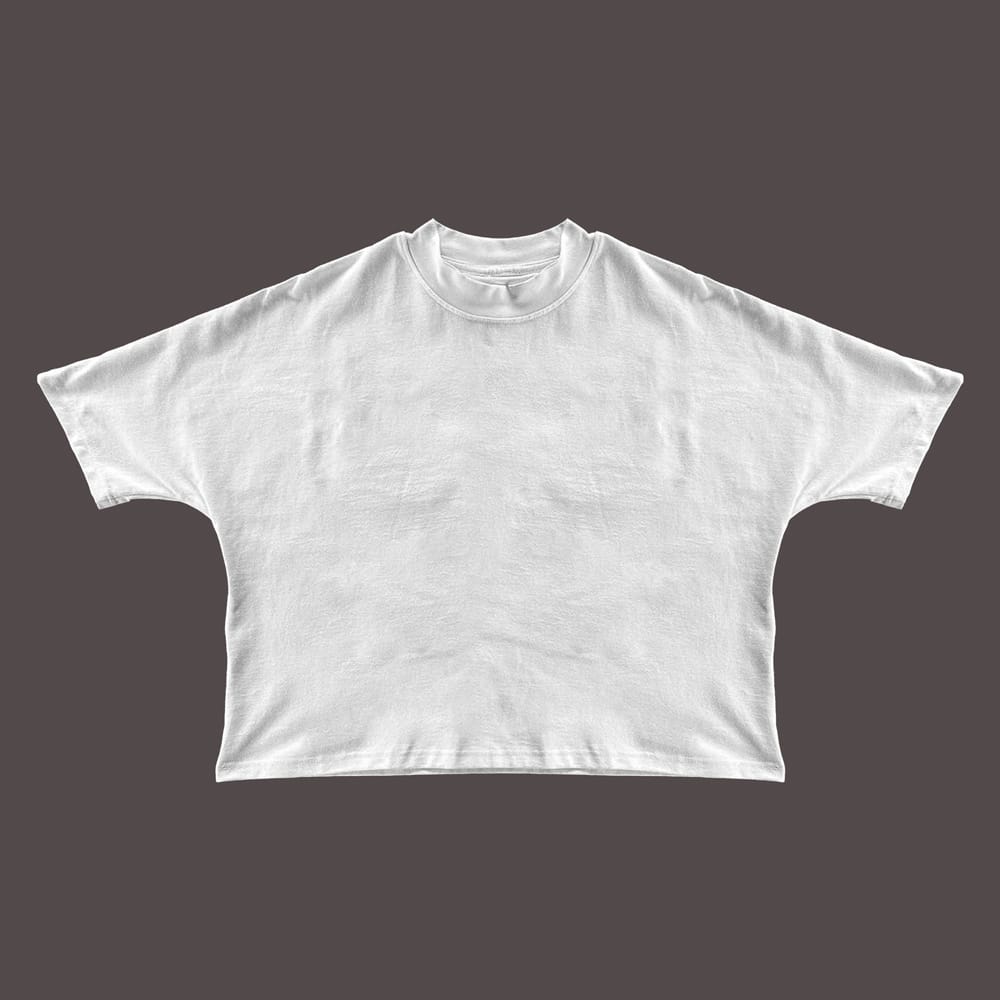 Free Boxy Wide Shirt Mockup PSD