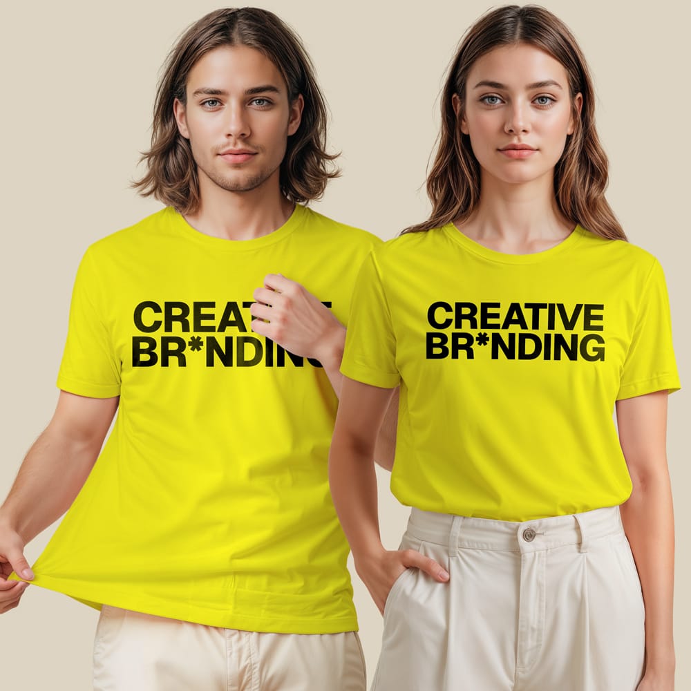 Free Creative Branding T-Shirt Mockup PSD