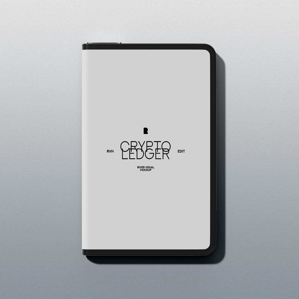 Free Crypto Ledger Mockup PSD