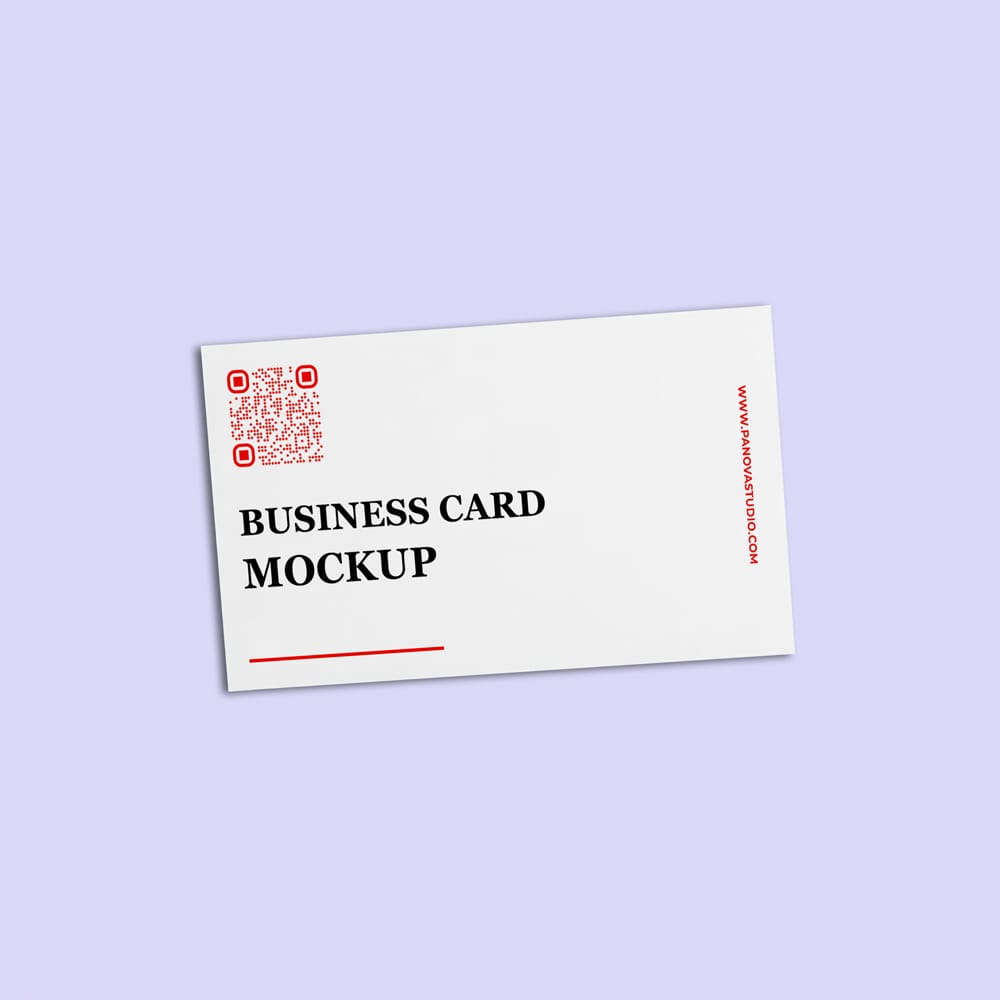 Free High-quality Business Card Mockup PSD