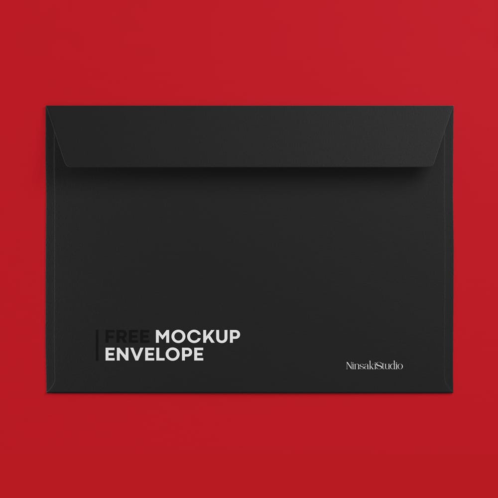 Free Photorealistic Envelope Mockup Template PSD