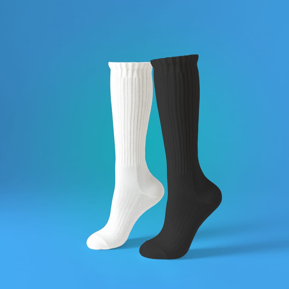 Free Realistic Socks Mockup PSD