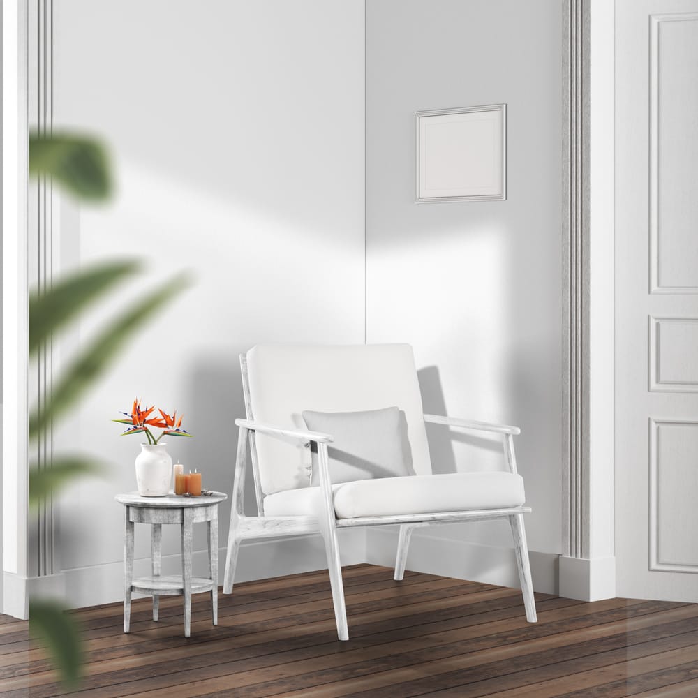 Free Sitting Area Mockup Scene PSD