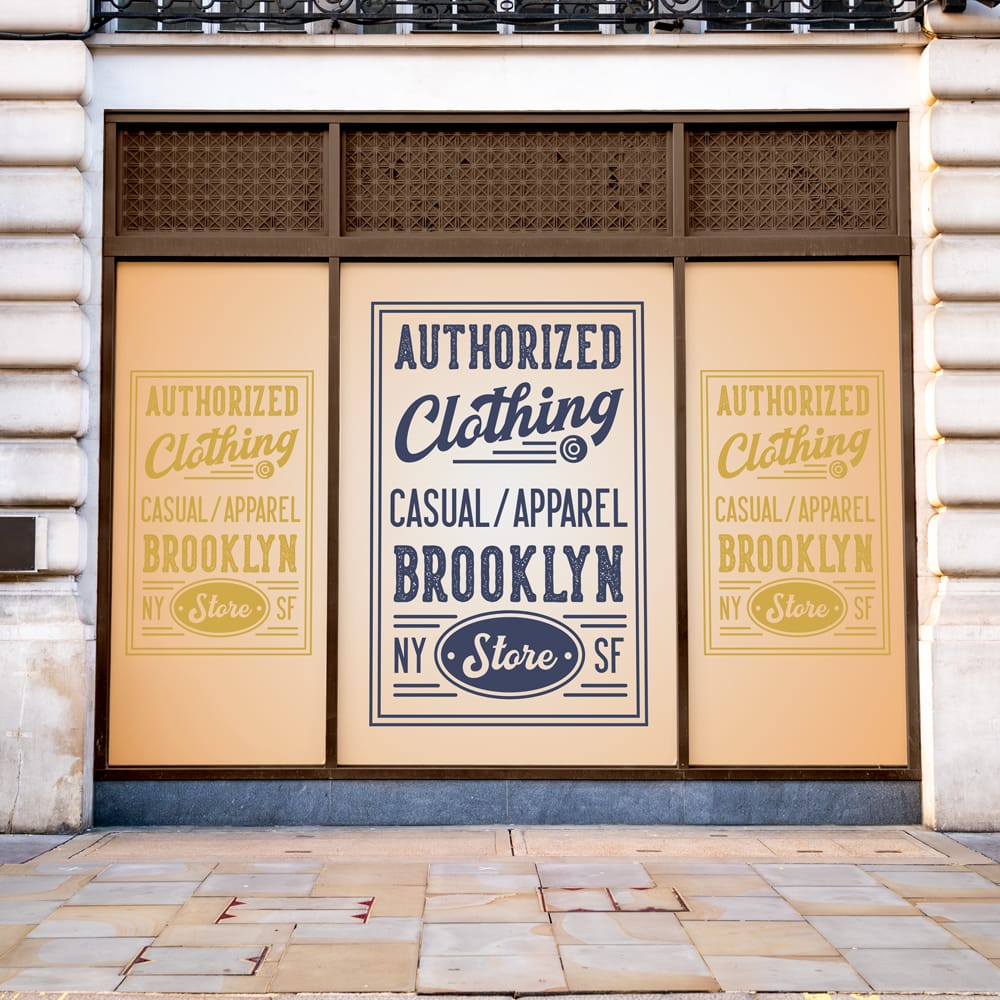 Free Storefront Venner Mockup PSD