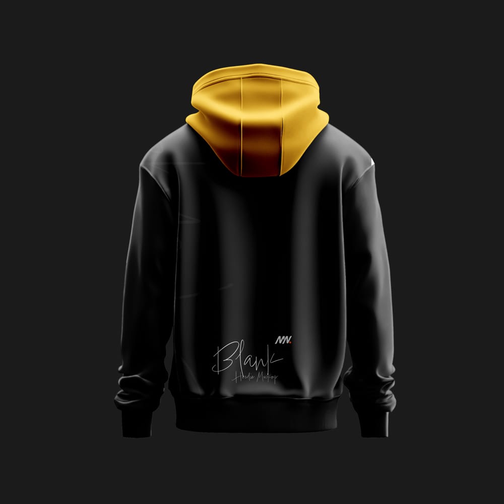 Free Zip-Up Hoodie Mockup PSD