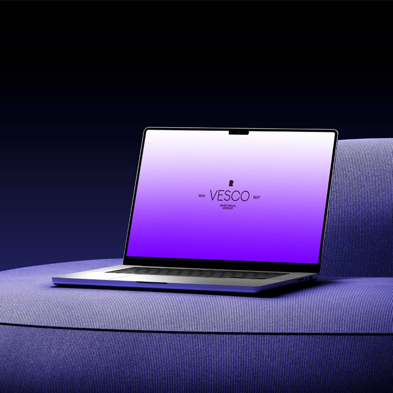 Macbook Pro 16 Vesco Series Mockup PSD
