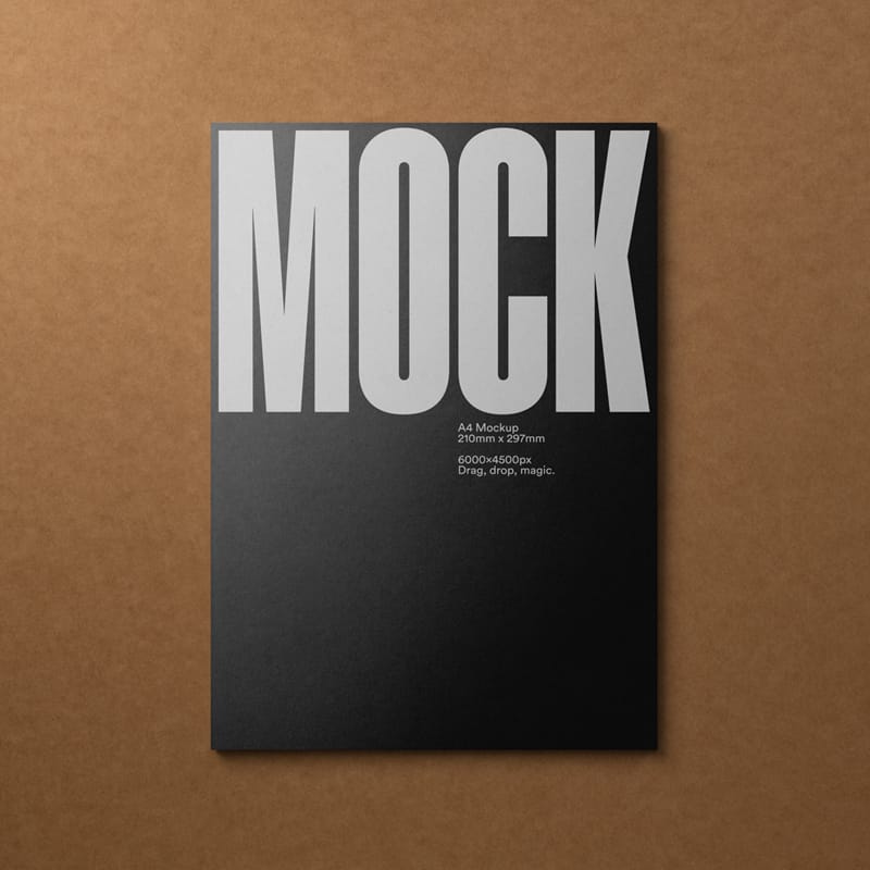 Organic Letterhead Mockup PSD