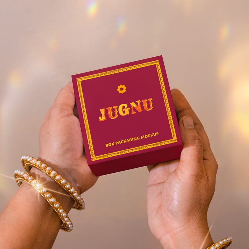 Small Box Packaging Mockup PSD