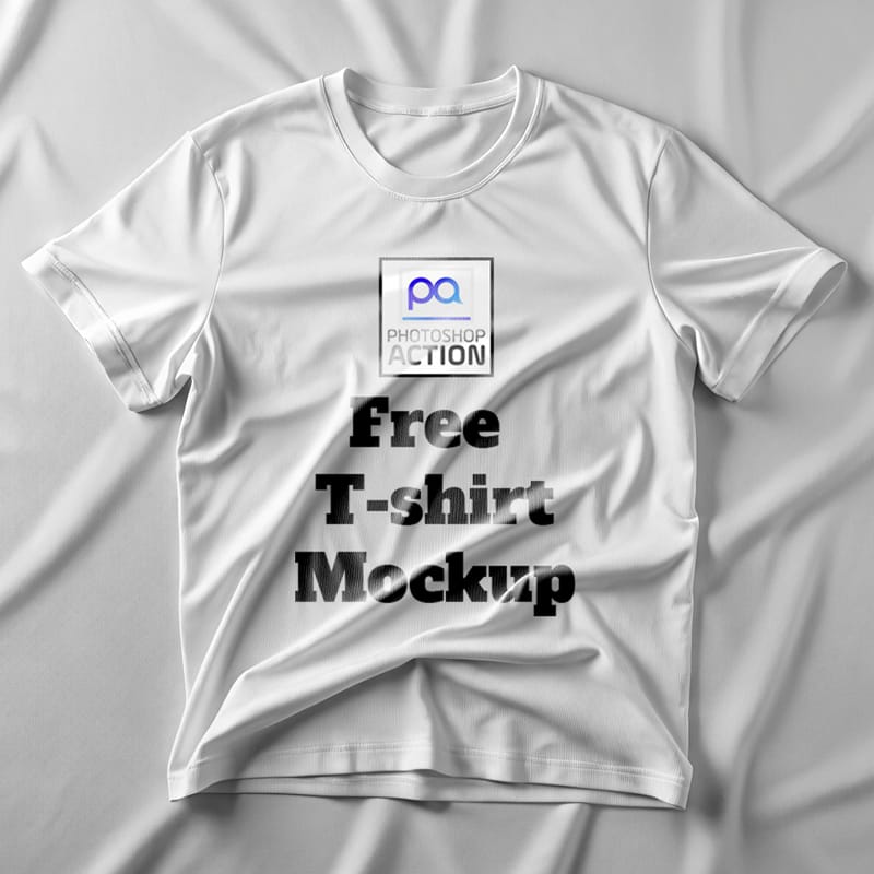 T-Shirt Branding Mockup Set PSD