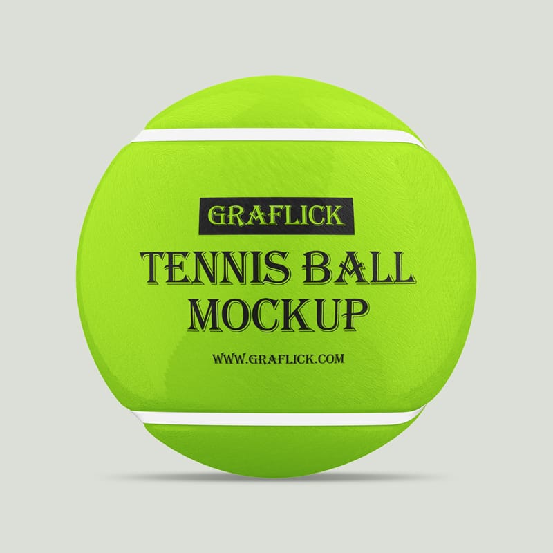 Tennis Ball Mockup PSD