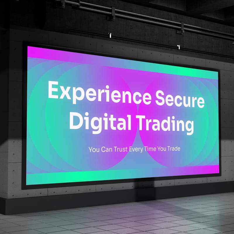 Digital Billboard Mockup PSD