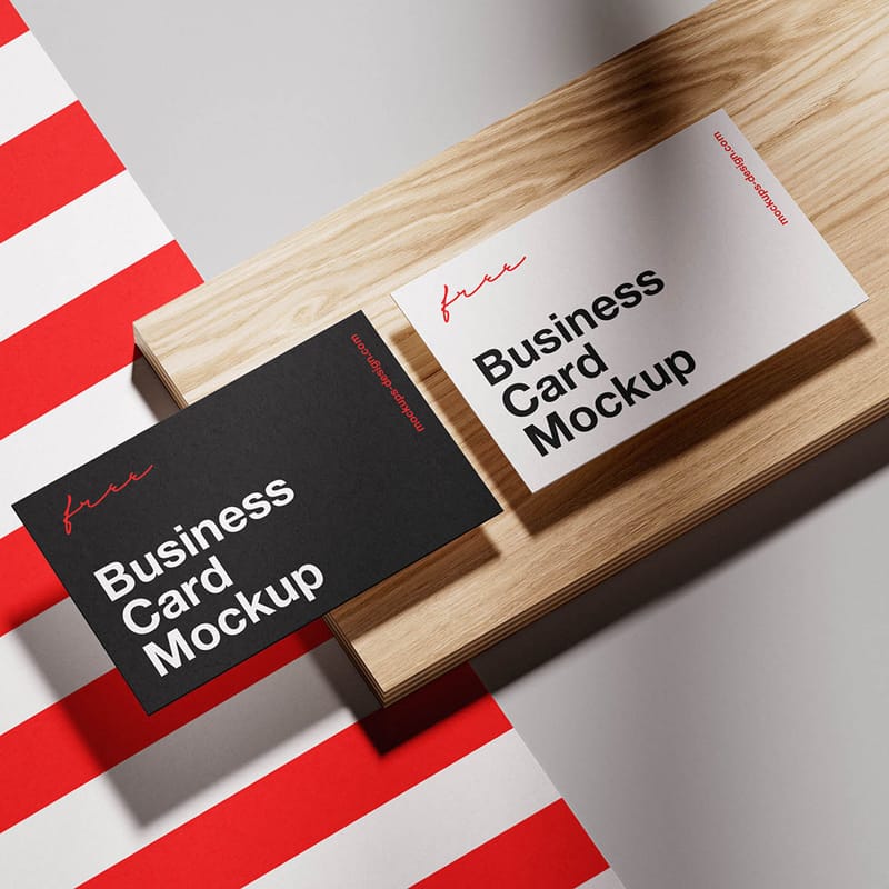 Elegant Branding Card Mockup PSD