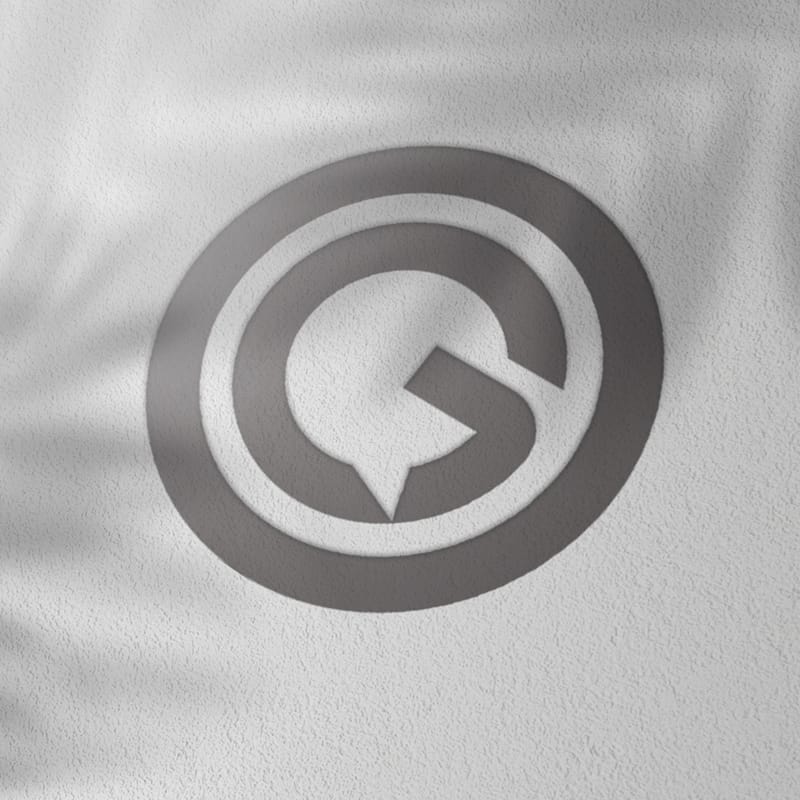 Embossed Logo Mockup PSD