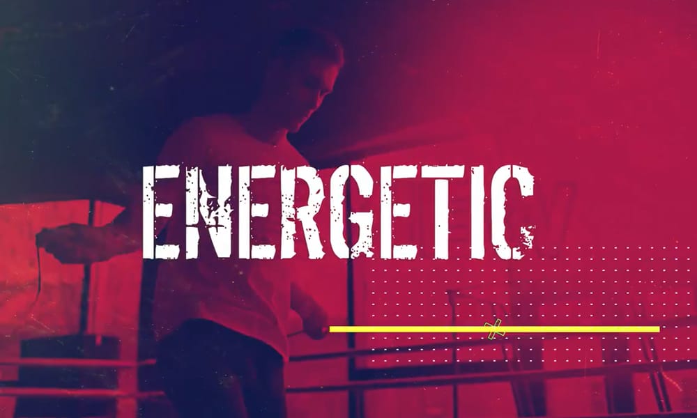 An energetic and gritty intro template for DaVinci Resolve, ideal for fitness or action content.