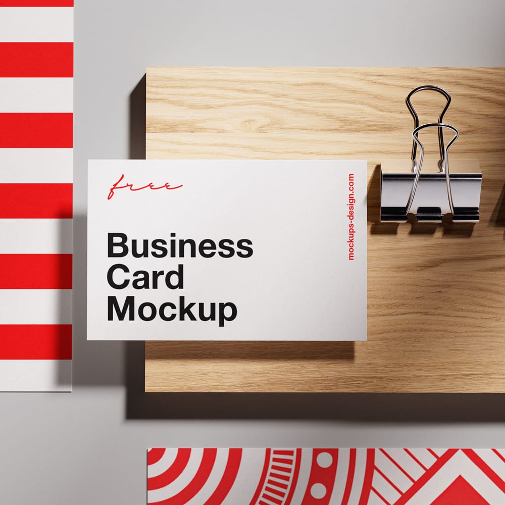 Free Elegant Branding Card Mockup PSD