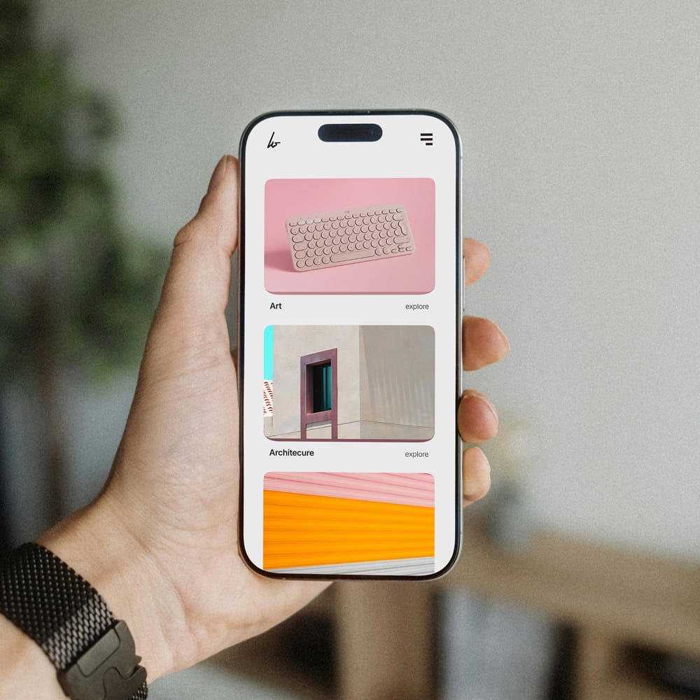 Free Photo-Based iPhone 16 Mockup PSD
