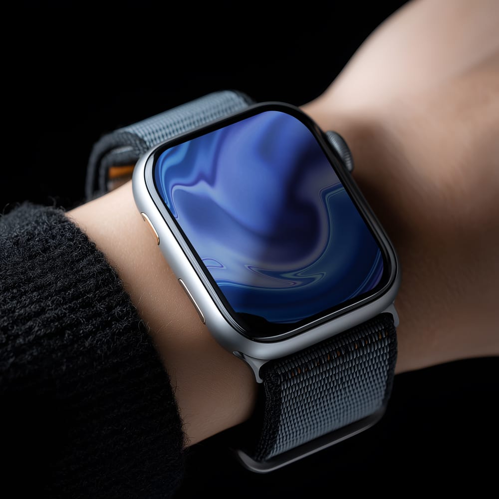 Free Photorealistic Apple Watch Mockup Template PSD