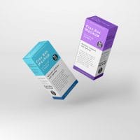 Free Rectangle Box Packaging Mockup Template PSD