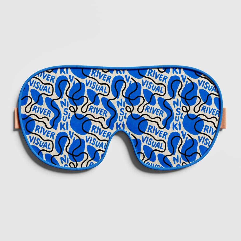 Free Sleep Eye Mask Mockup PSD
