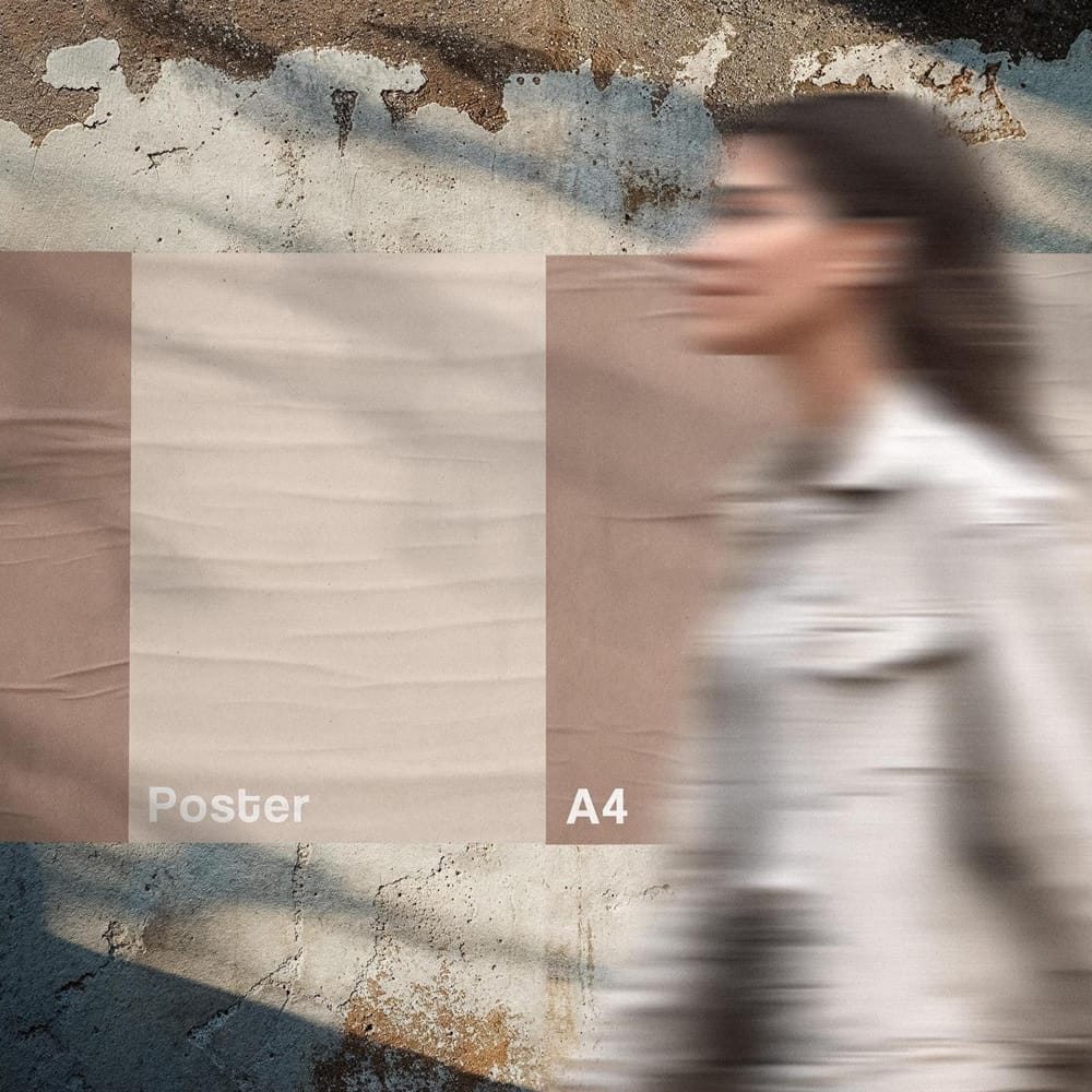 Free Wall Posters Mockup PSD