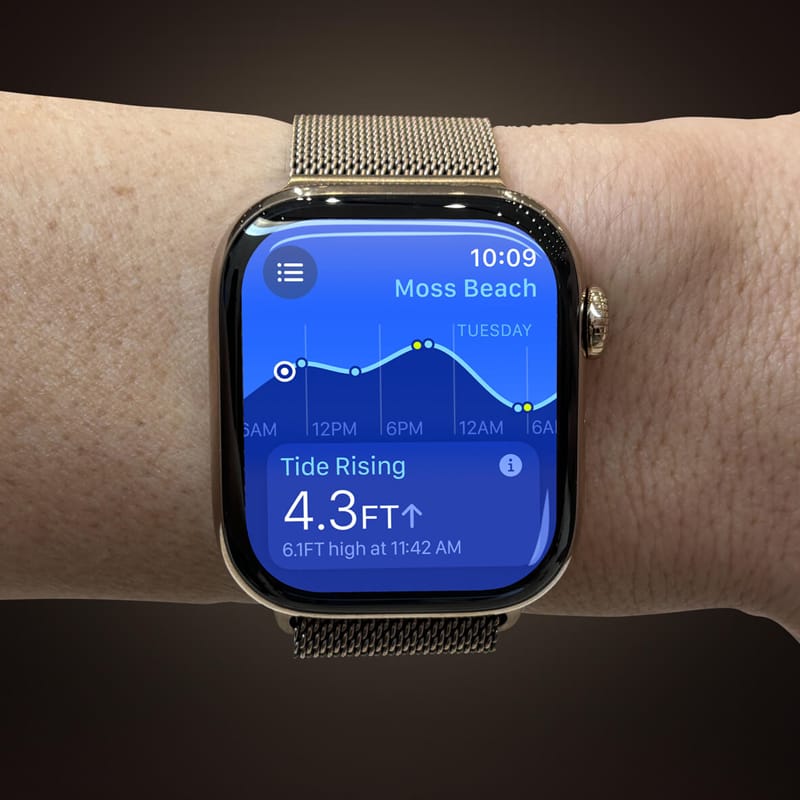 On Wrist Apple Watch 10 Mockup PSD