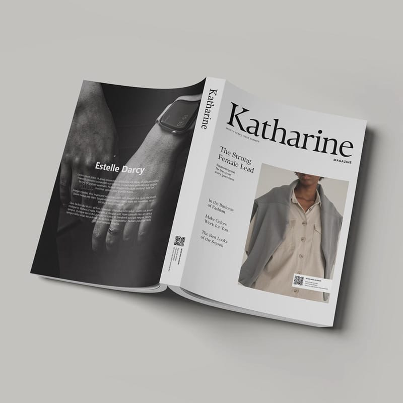 Open Paperback Book Cover Mockup PSD