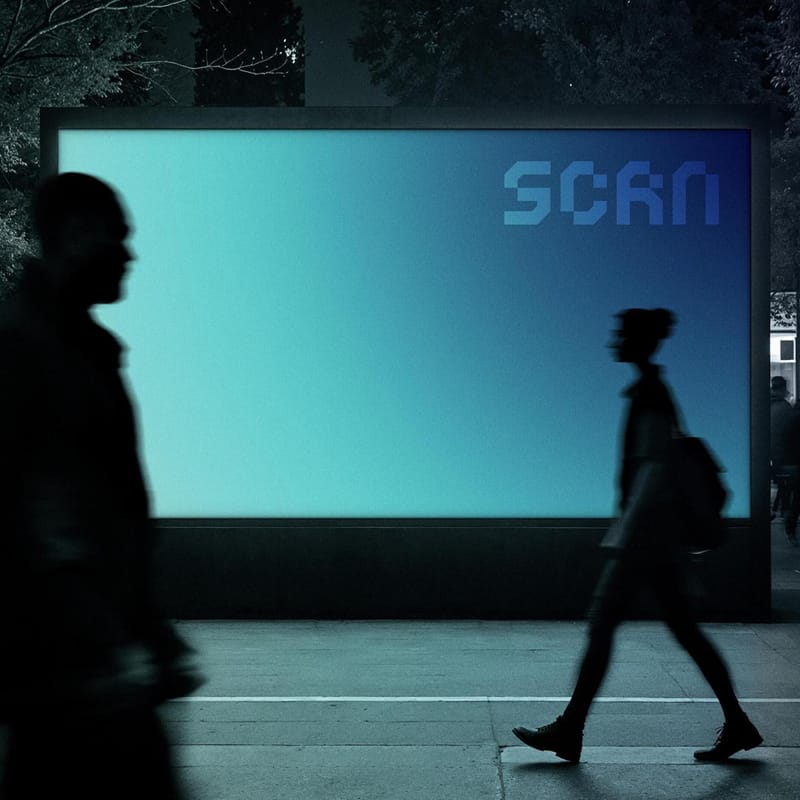 Outdoor LED Screen Mockup PSD