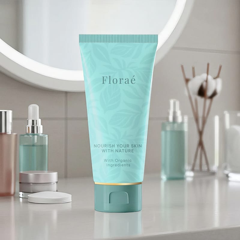 Photorealistic Cosmetic Tube Mockup PSD